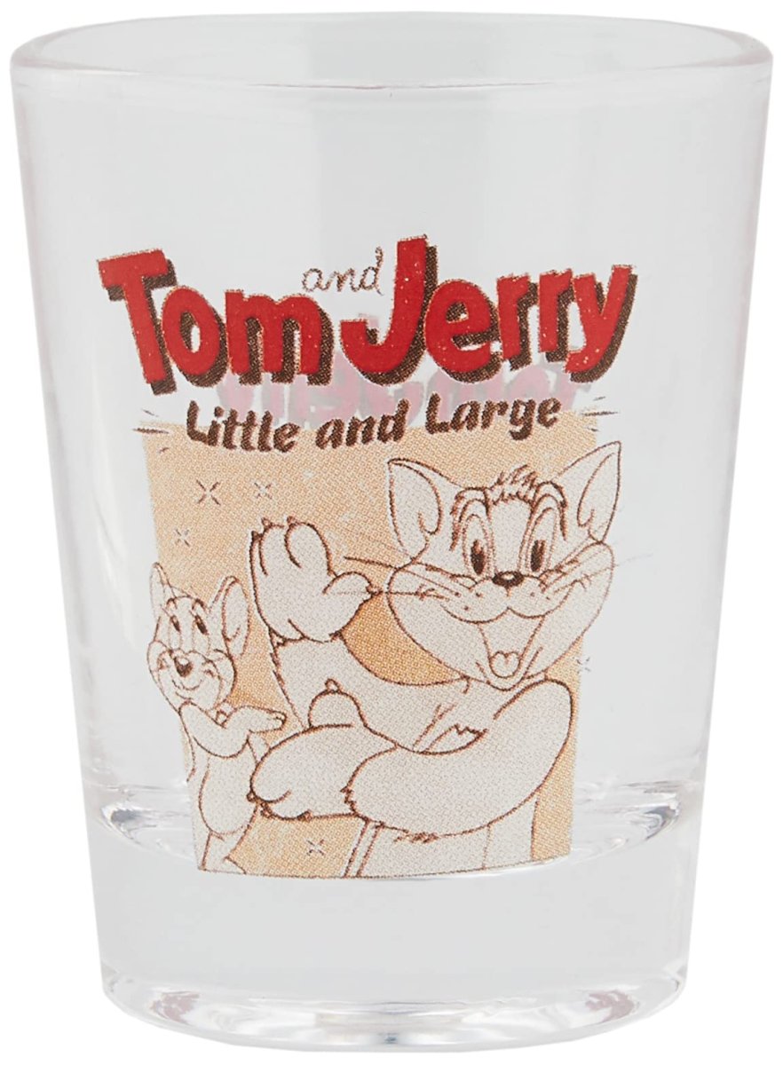 画像1: サンアート 「 トムとジェリー 」 ミニグラス ５０ｍｌ Ｌｉｔｔｌｅ ａｎｄ Ｌａｒｇｅ 日本製 ＳＡＮ３６５３?２ (1)