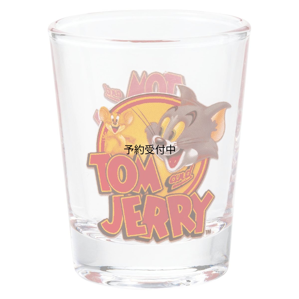 画像1: 「 トムとジェリー 」 ミニグラス ５０ｍｌ ロゴレッド 日本製 ＳＡＮ３６５３?４ (1)