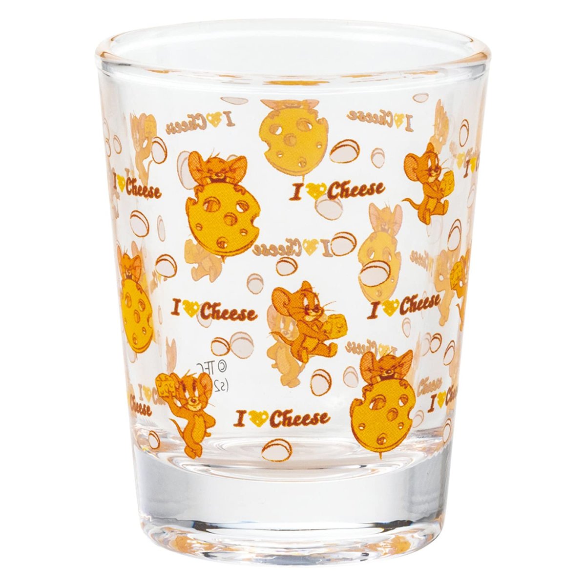 画像1: サンアート 「 トムとジェリー 」 ジェリー ミニグラス ５０ｍｌ チラシ柄 日本製 ＳＡＮ３６５３?１０ (1)
