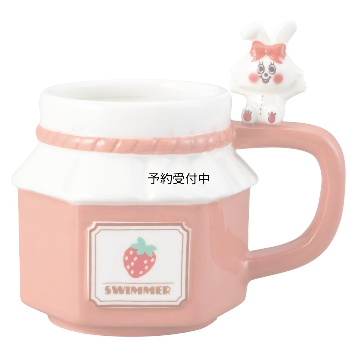 画像1: サンアート スイマー ＳＷＩＭＭＥＲマグカップフィギュア付き ＭＵＧ ＪＡＭ レッド (1)