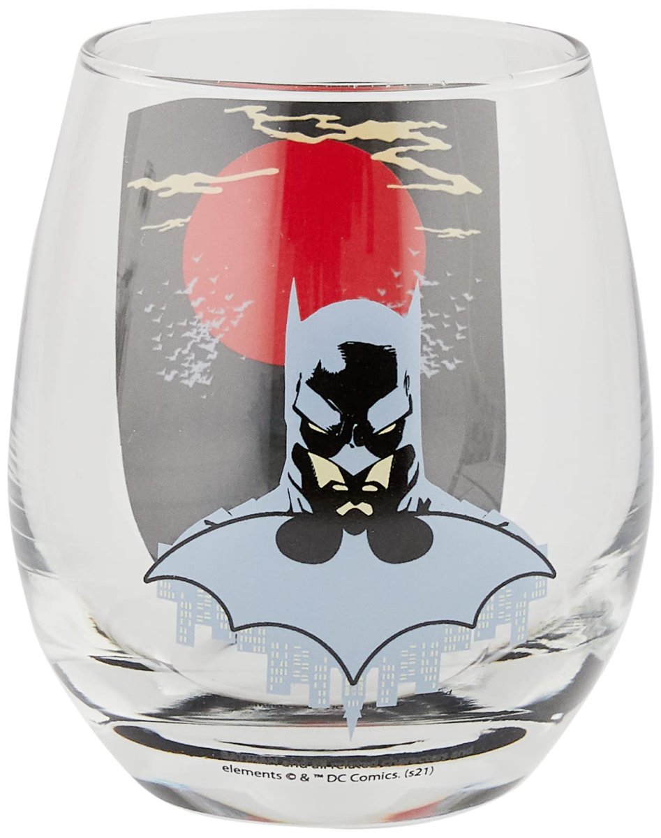画像1: ＤＣコミックス 「 バットマン 」 ３Ｄ グラス コップ 約３３０ｍｌ バットマン 夕日 ＳＡＮ３６８２?２ (1)