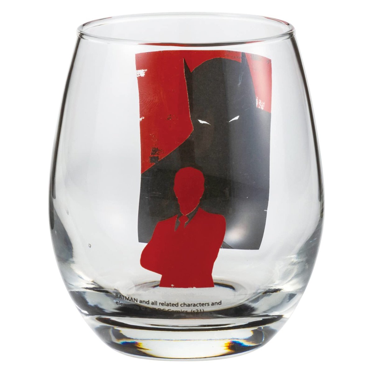 画像1: ＤＣコミックス 「 バットマン 」 ３Ｄ グラス コップ 約３３０ｍｌ バットマン 赤 ＳＡＮ３６８２?４ (1)