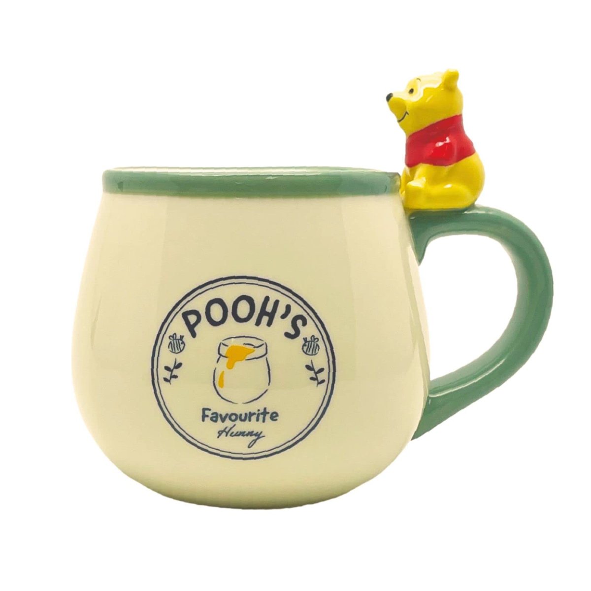 画像1: ディズニー 「 くまのプーさん 」 マグカップ フィギュア付 約３４０ｍｌ ＳＡＮ３７０１ (1)