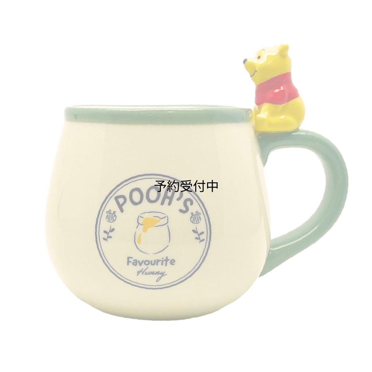 画像1: ディズニー 「 くまのプーさん 」 マグカップ フィギュア付 約３４０ｍｌ ＳＡＮ３７０１ (1)