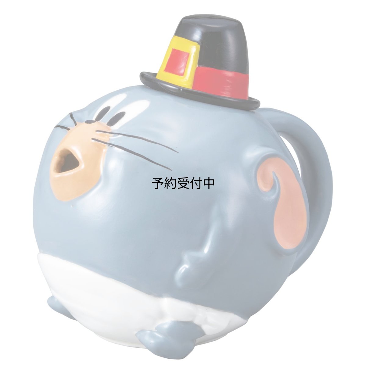 画像1: サンアート 「 トムとジェリー 」 タフィー ティーポット 約６００ｍｌ ＳＡＮ３７０９ グレー (1)