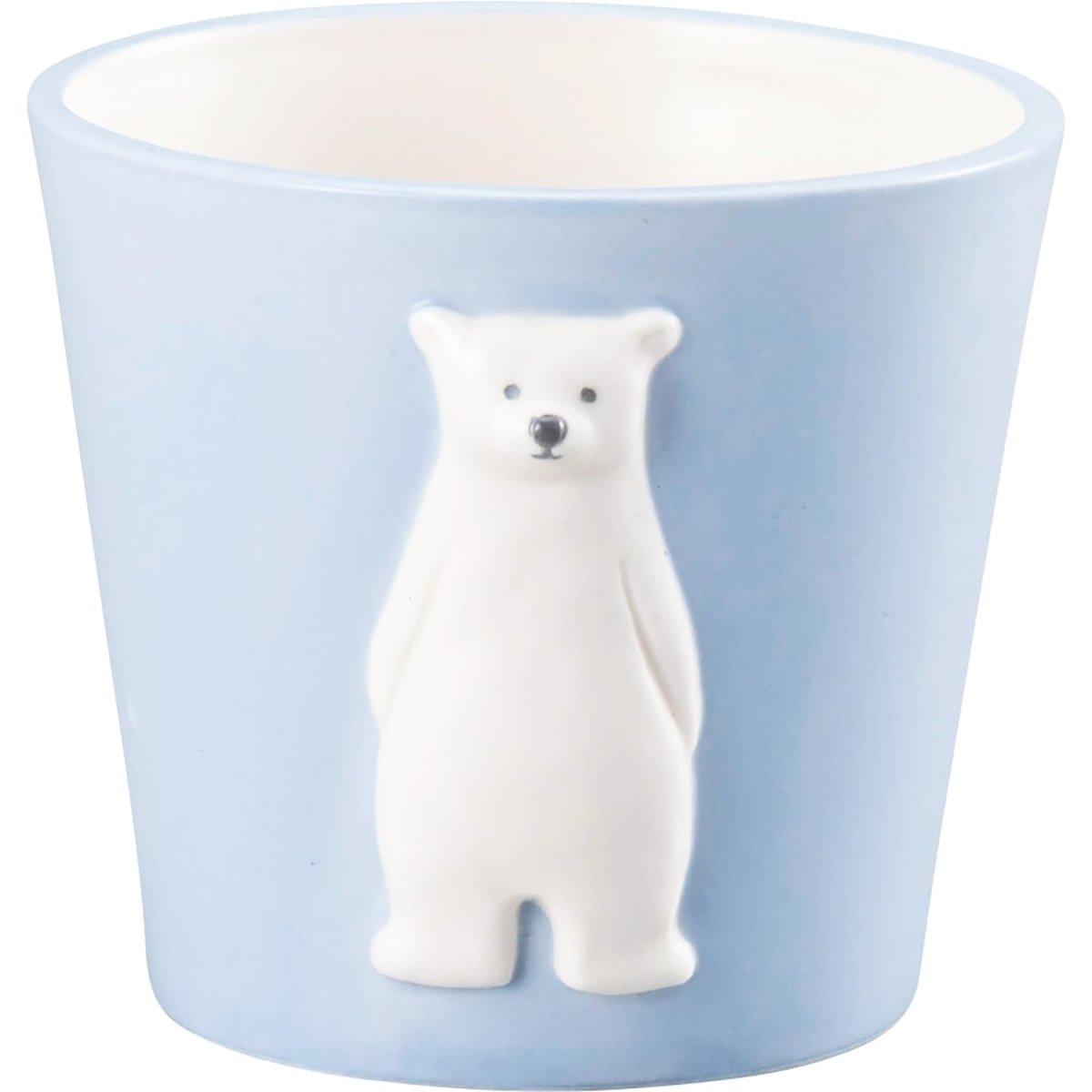 画像1: かわいい食器 タンブラー カップ 約２７０ｍｌ シロクマ ｓａｎ３７７１ (1)