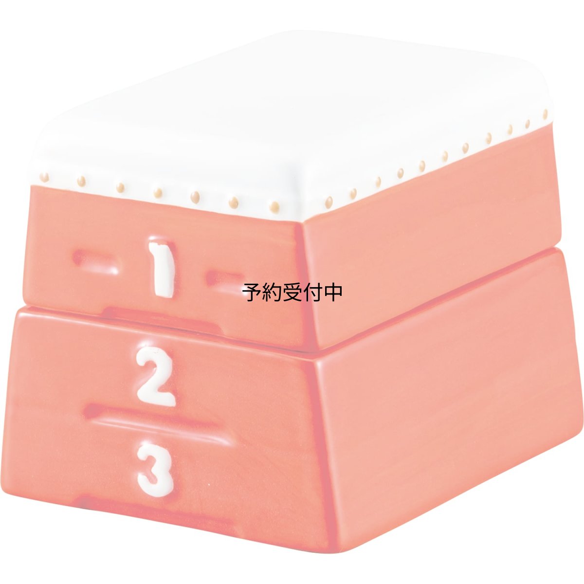 画像1: おもしろ食器 小皿 ２枚セット 跳び箱型 小物入れ ＳＡＮ３７８５ (1)