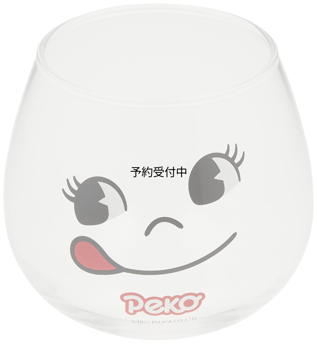 画像1: サンアート 不二家 ペコちゃん Ｐｅｋｏ ゆらゆら グラス 約２９０ｍｌ スマイル ＳＡＮ３８０５ 透明 (1)