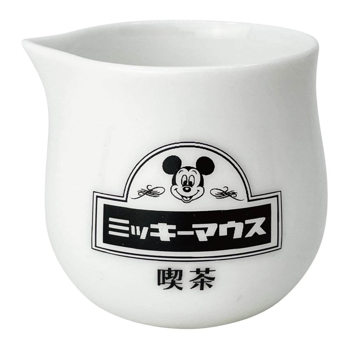 画像1: サンアート ディズニー ミッキーマウス ミルク ピッチャー 約８０ｍｌ 喫茶 ＳＡＮ３８０９ ホワイト (1)