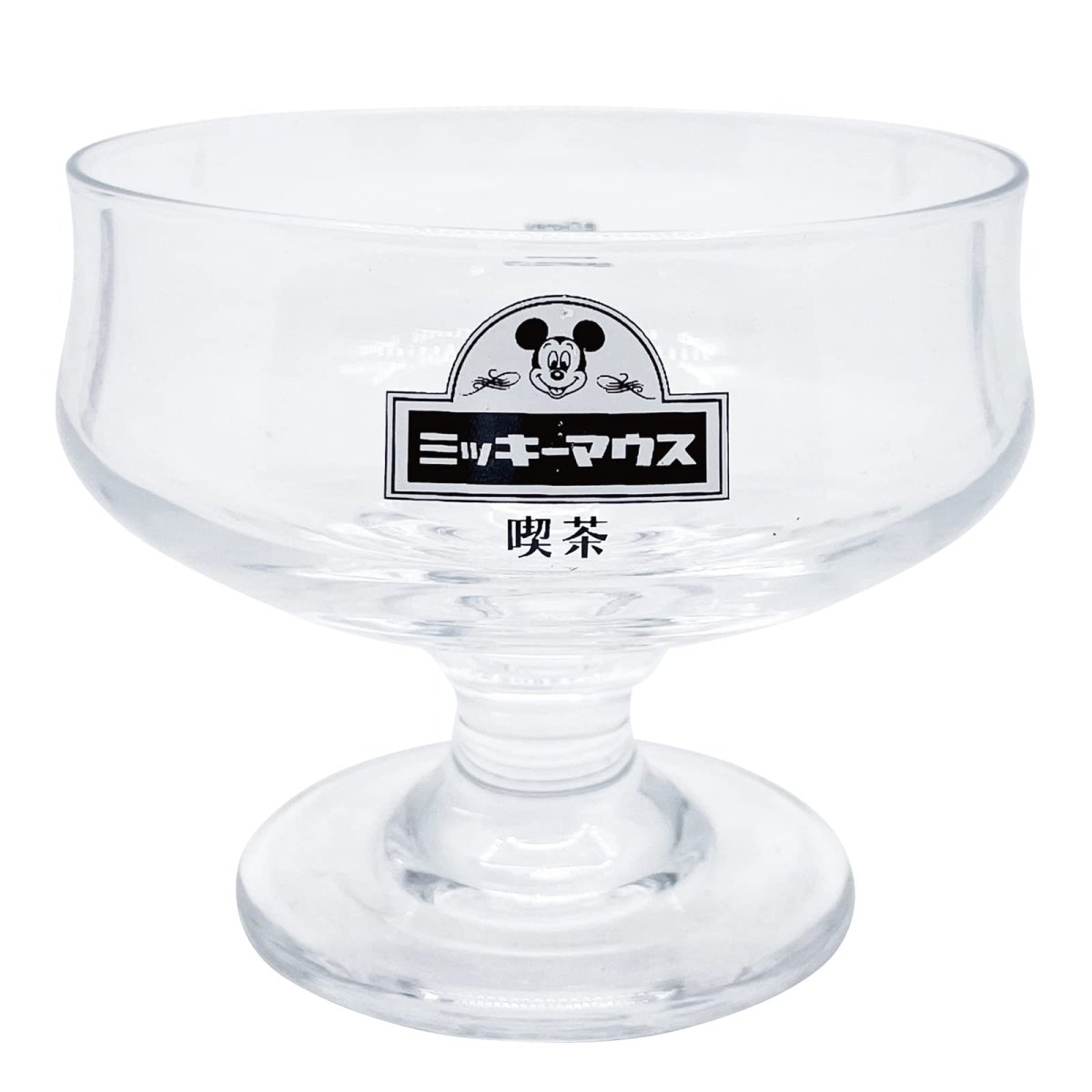 画像1: ディズニー ミッキーマウス ガラス デザートカップ 約２５０ｍｌ 喫茶 ＳＡＮ３８１１ (1)