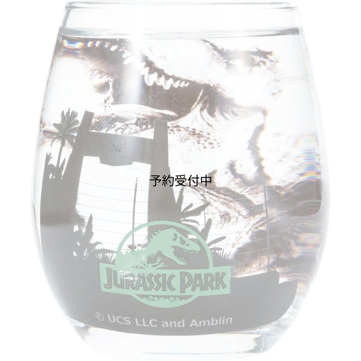 画像1: サンアート 「 ジュラシック・パーク 」 ３Ｄ グラス タンブラー 約３３０ｍｌ グッズ 食器 日本製 ＳＡＮ３８３０?４ 透明 (1)