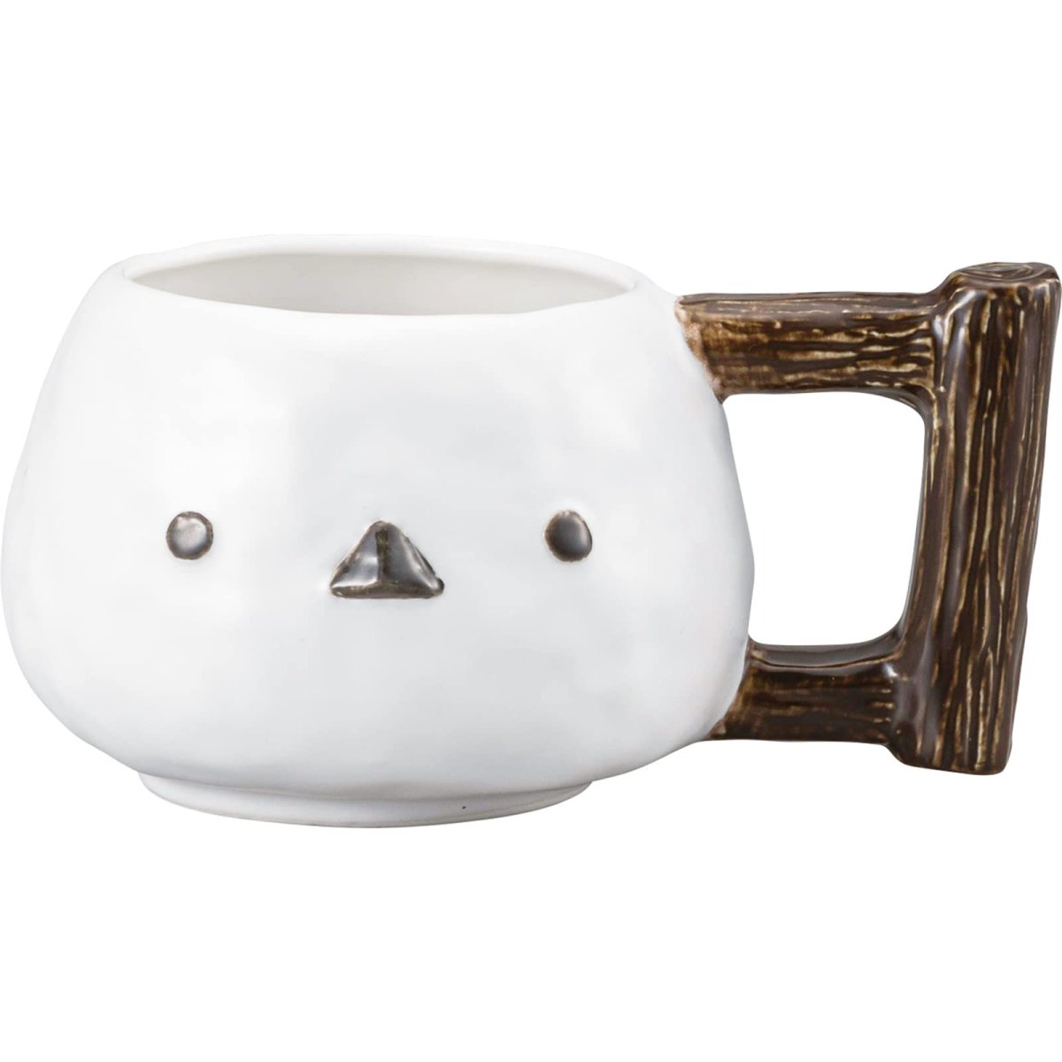 画像1: サンアート かわいい食器 マグカップ 約２９０ｍｌ シマエナガ フェイス ＳＡＮ３８９３ (1)