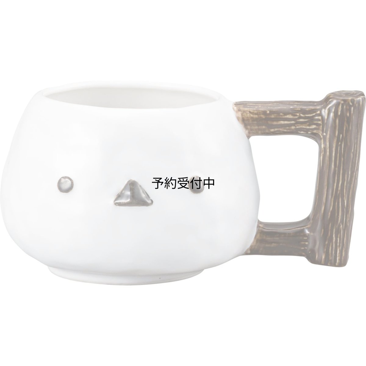 画像1: サンアート かわいい食器 マグカップ 約２９０ｍｌ シマエナガ フェイス ＳＡＮ３８９３ (1)