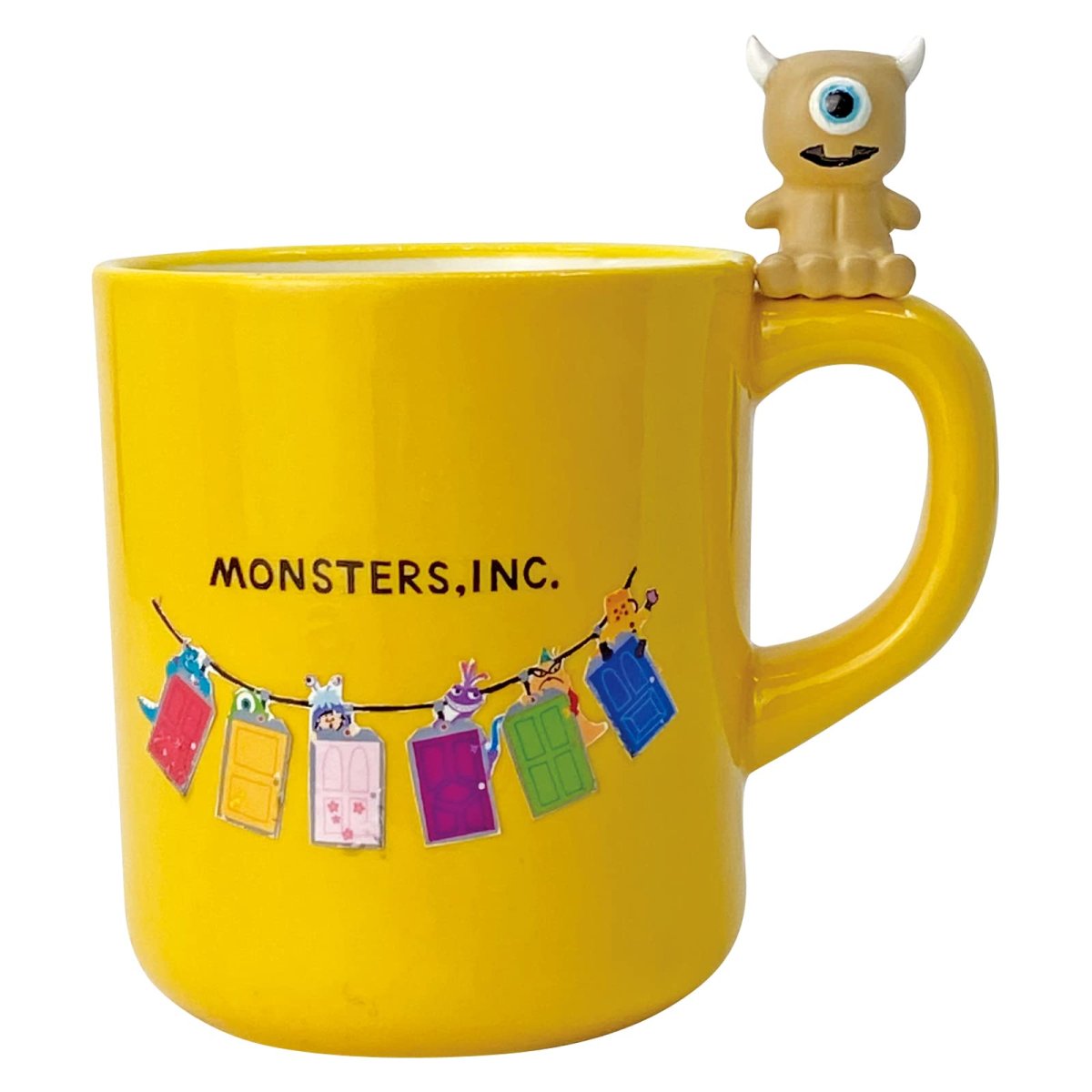 画像1: ディズニー ピクサー 「 モンスターズインク 」 リトルマイキー マグカップ のんびりマグ 約２７０ｍｌ グッズ 食器 ＳＡＮ３９１６ (1)