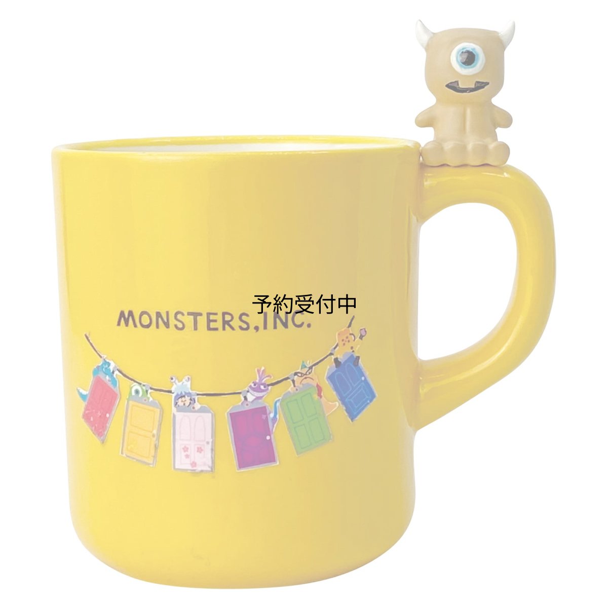 画像1: ディズニー ピクサー 「 モンスターズインク 」 リトルマイキー マグカップ のんびりマグ 約２７０ｍｌ グッズ 食器 ＳＡＮ３９１６ (1)