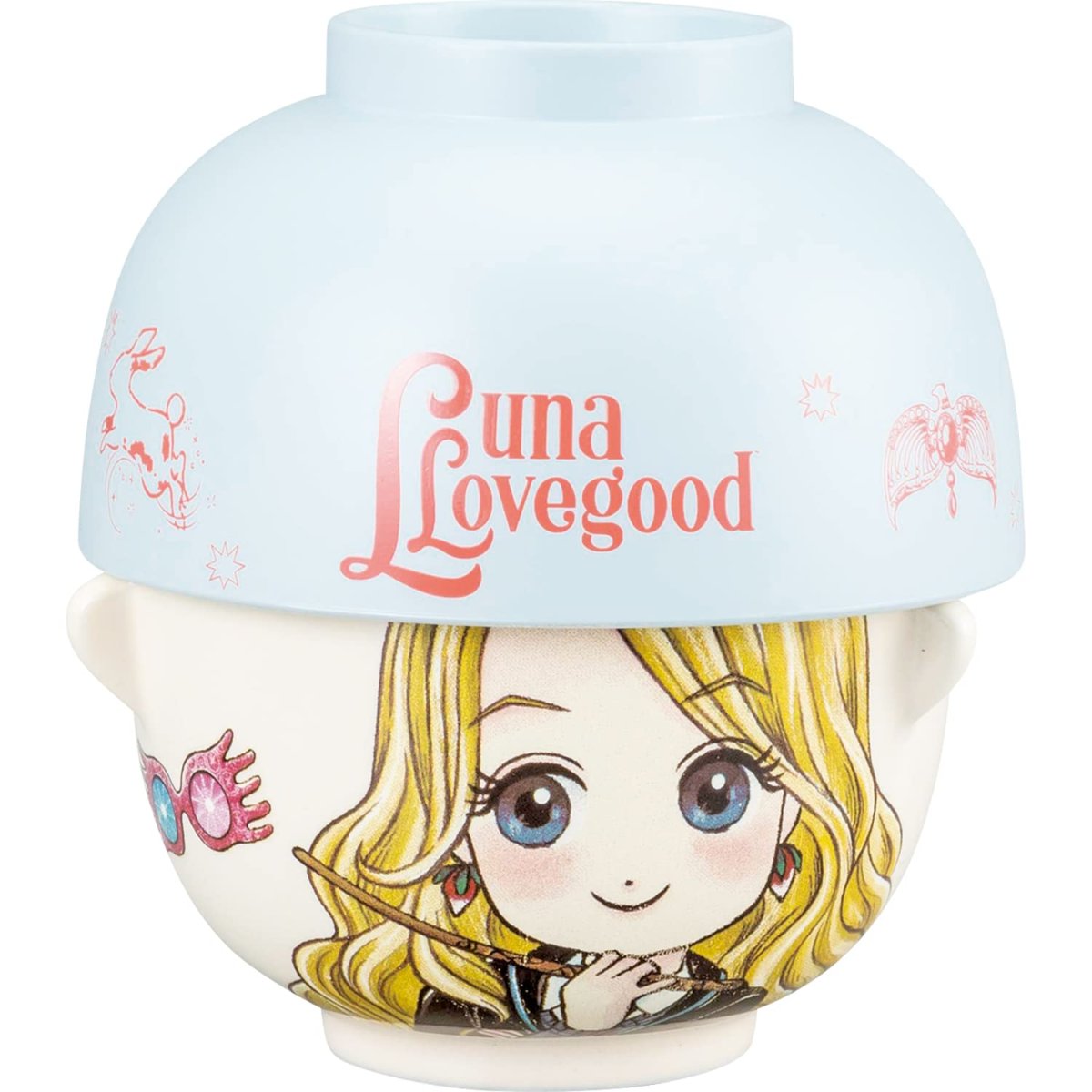 画像1: サンアート 「 ハリー・ポッター 」 ルーナ 汁椀・お茶碗 セット ミニ 約２００ｍｌ 日本製 ＳＡＮ３８６１?４ (1)