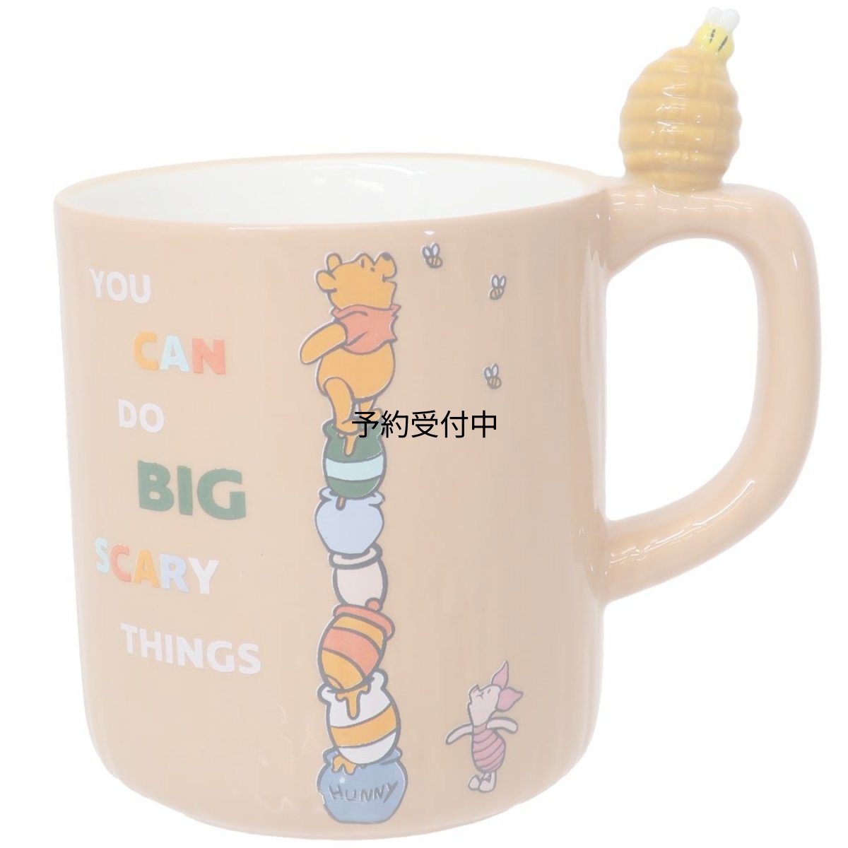 画像1: サンアート ディズニー 「 くまのプーさん 」 フィギュア付き マグカップ 約２６０ｍｌ はちの巣 ＳＡＮ３９７３ (1)