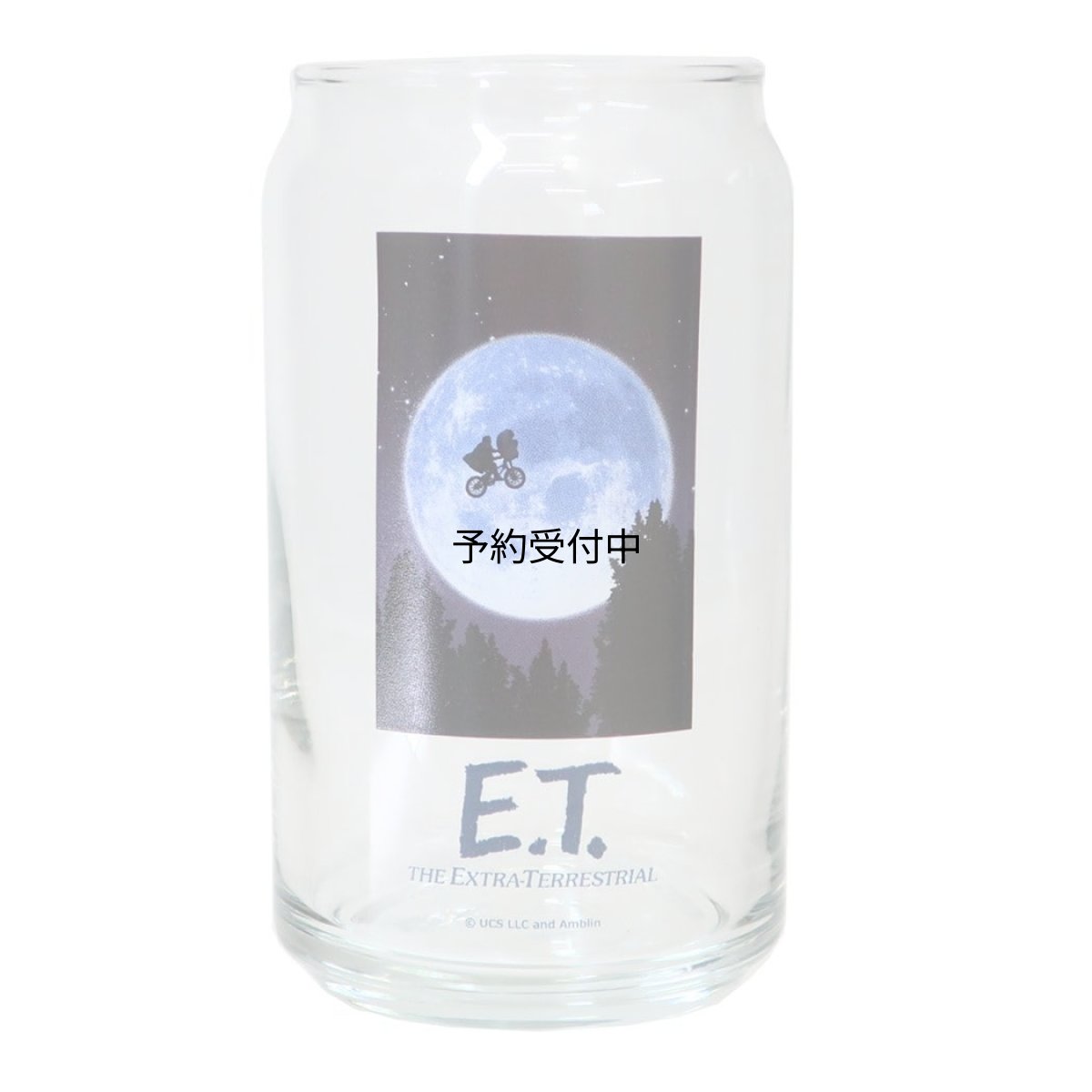 画像1: サンアート 「 Ｅ．Ｔ． 」 缶型グラス 月 レトロ 映画 グッズ 約３６０ｍｌ 日本製 ＳＡＮ３９８９?２ (1)