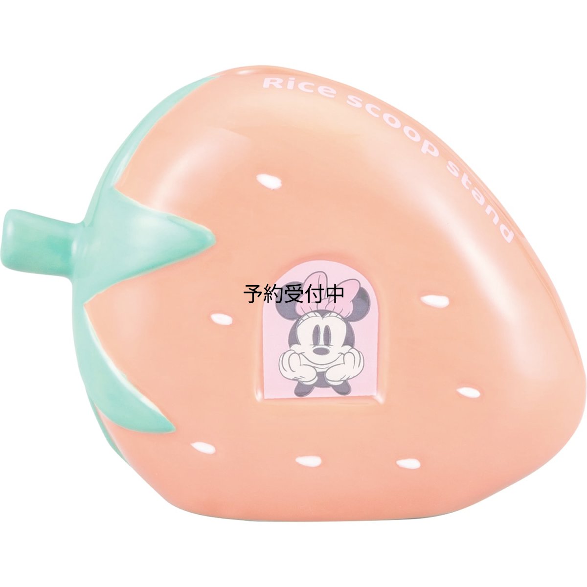 画像1: サンアート ディズニー ミニーマウス しゃもじ立て いちご柄 ミニー 雑貨 グッズ キッチン用品 食器 ＳＡＮ４００８ (1)