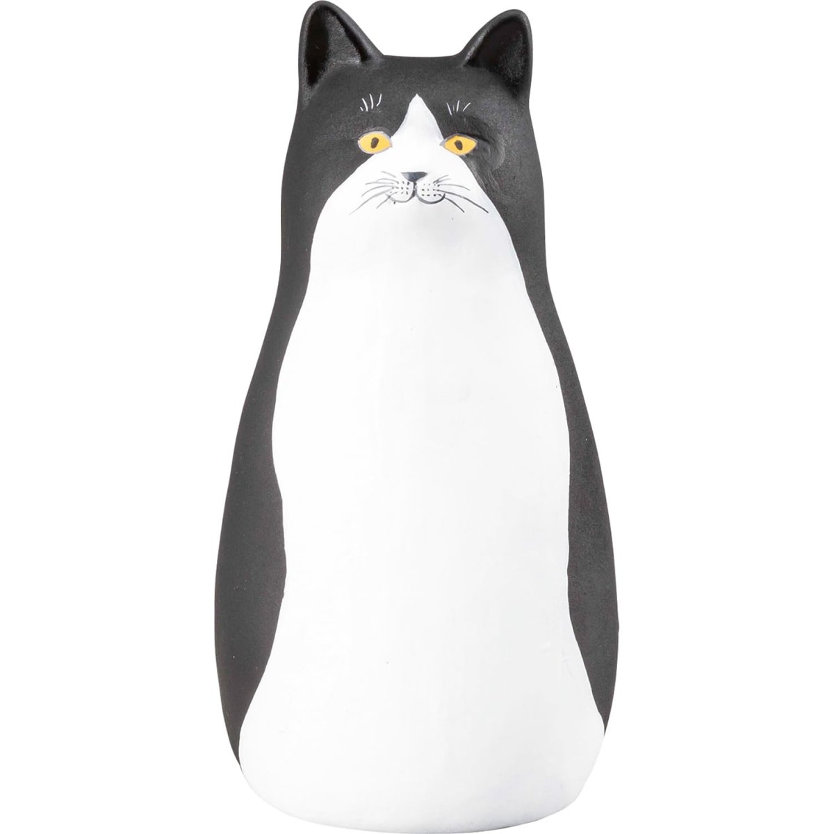 画像1: サンアート かわいい雑貨 「 猫 貯金箱 」 雑貨 ねこ ハチワレ猫 グッズ インテリア プレゼント ＳＡＮ４０２０?２ (1)