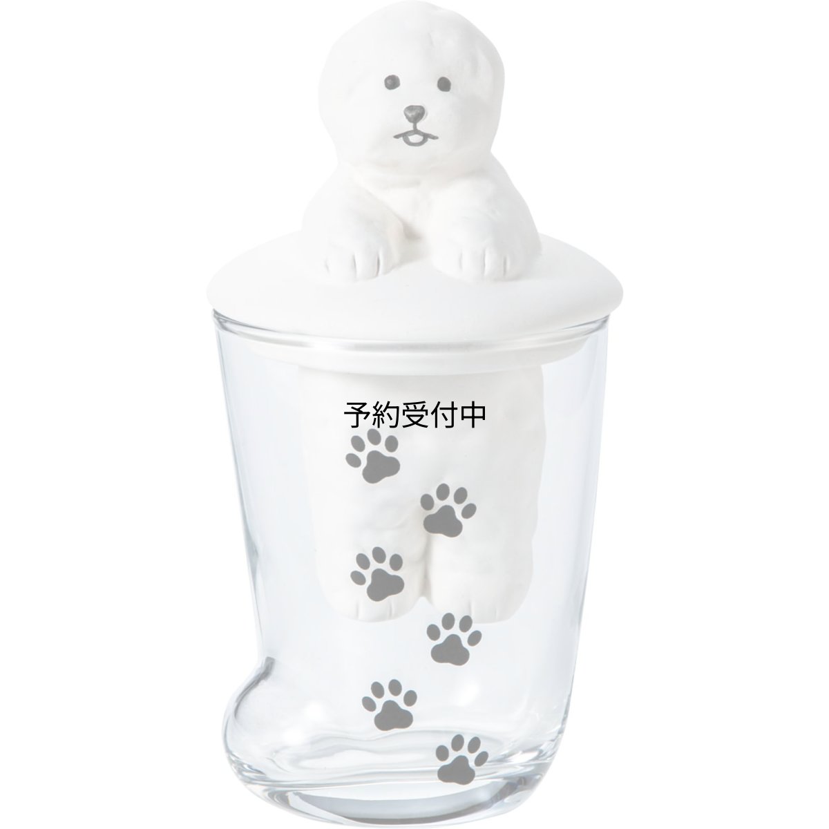 画像1: かわいい雑貨 「 どうぶつ 加湿器 」 ソックス くつした型 グラス ビションフリーゼ 雑貨 グッズ インテリア プレゼント ＳＡＮ４０３４?２ (1)