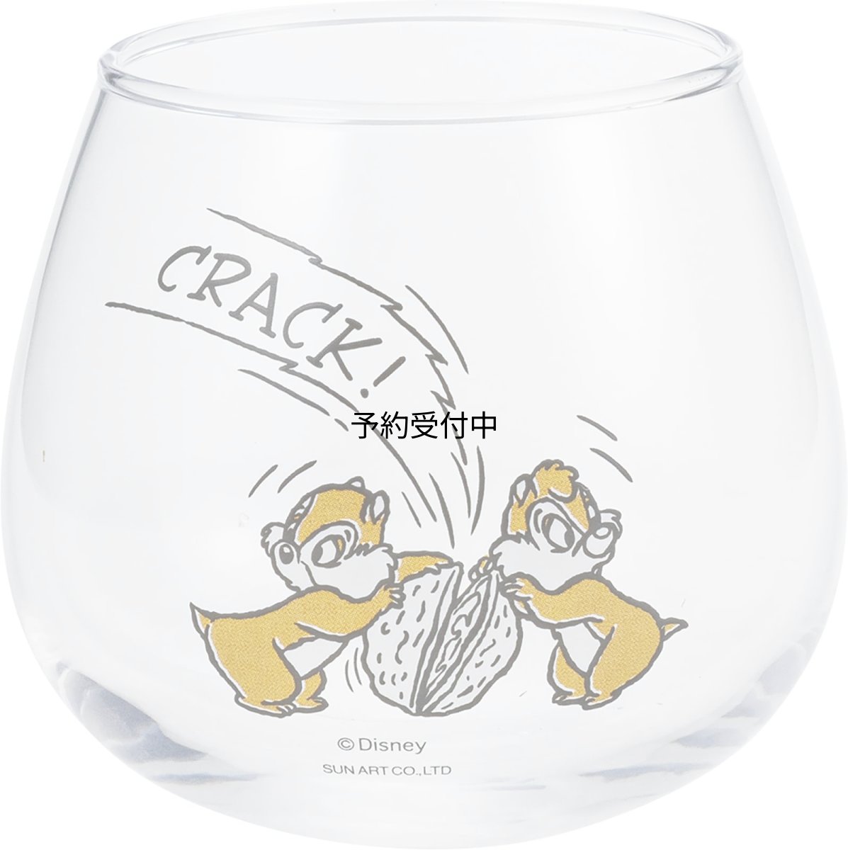 画像1: サンアート ディズニー 「 チップとデール 」 レトロ ゆらゆらタンブラー グラス 約２９０ｍｌ チップ デール グッズ 雑貨 食器 ガラス 日本製 ＳＡＮ４０３５?４ (1)