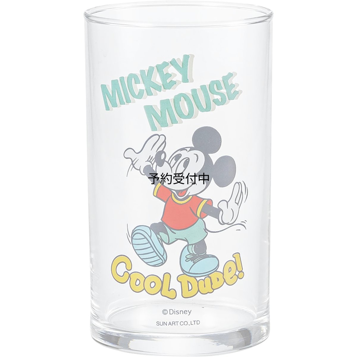 画像1: サンアート ディズニー ミッキーマウス グラス タンブラー 約１６０ｍｌ Ｃｏｏｌ Ｄｕｄｅ 日本製 ＳＡＮ４０３８?２ (1)