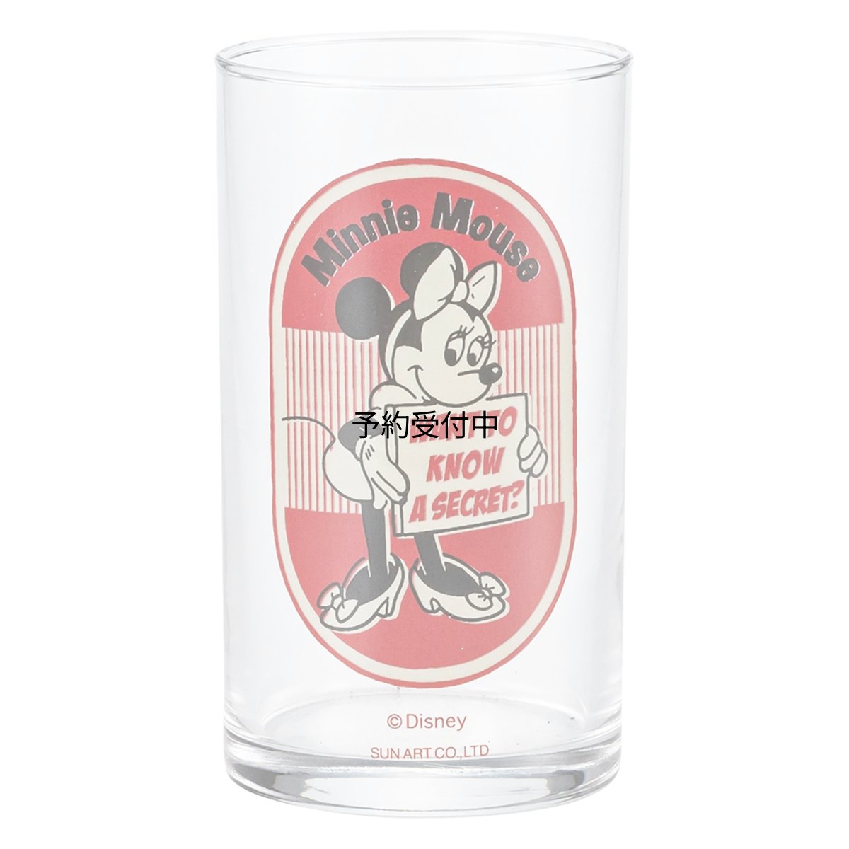 画像1: サンアート ディズニー ミニーマウス グラス タンブラー 約１６０ｍｌ ＷＡＮＴ ＴＯ ＫＮＯＷ Ａ ＳＥＣＲＥＴ 日本製 ＳＡＮ４０３８?４ (1)