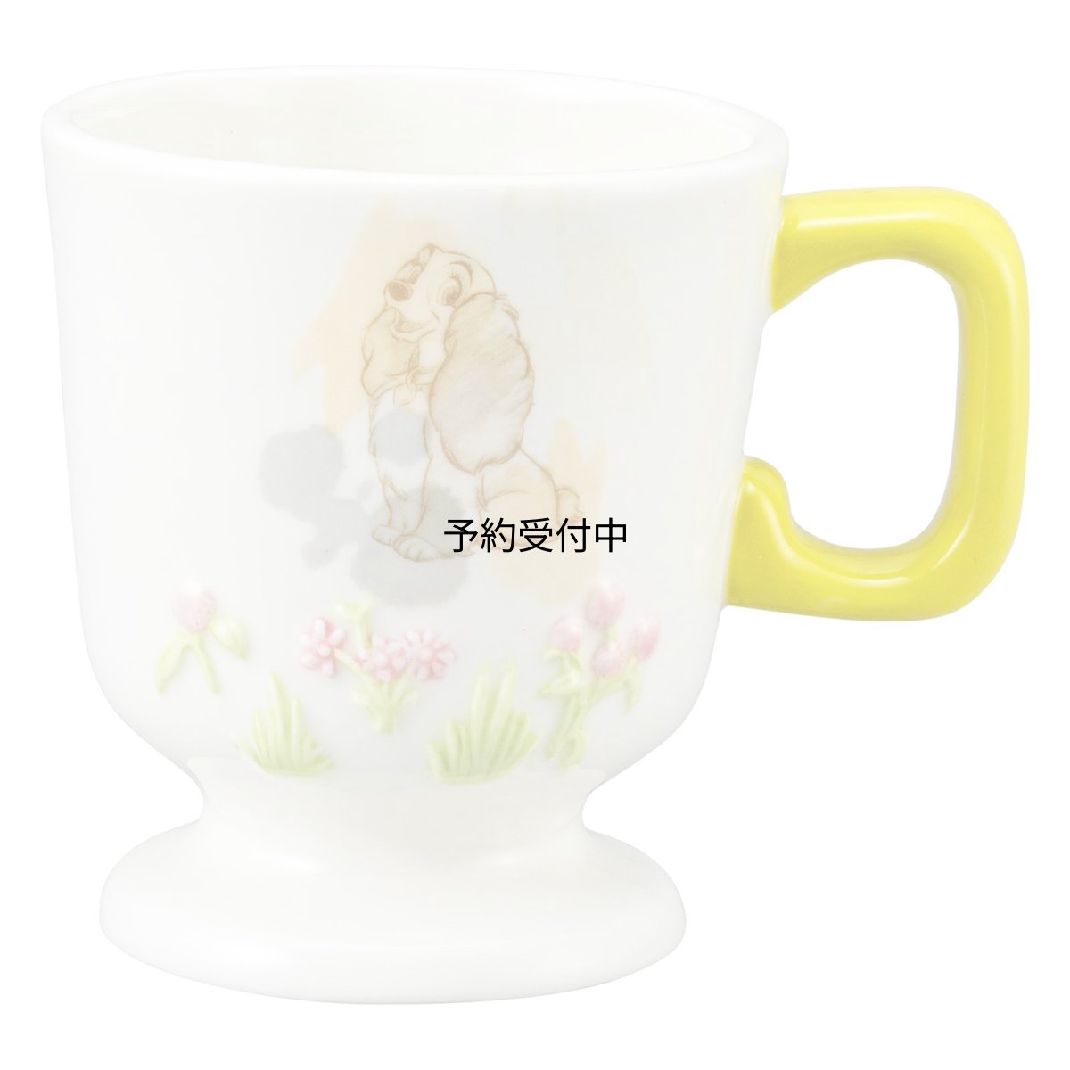 画像1: ディズニー 「わんわん物語 」 レディ マグカップ 約２１０ｍｌ フラワーレリーフ ＳＡＮ４０４６?２ (1)