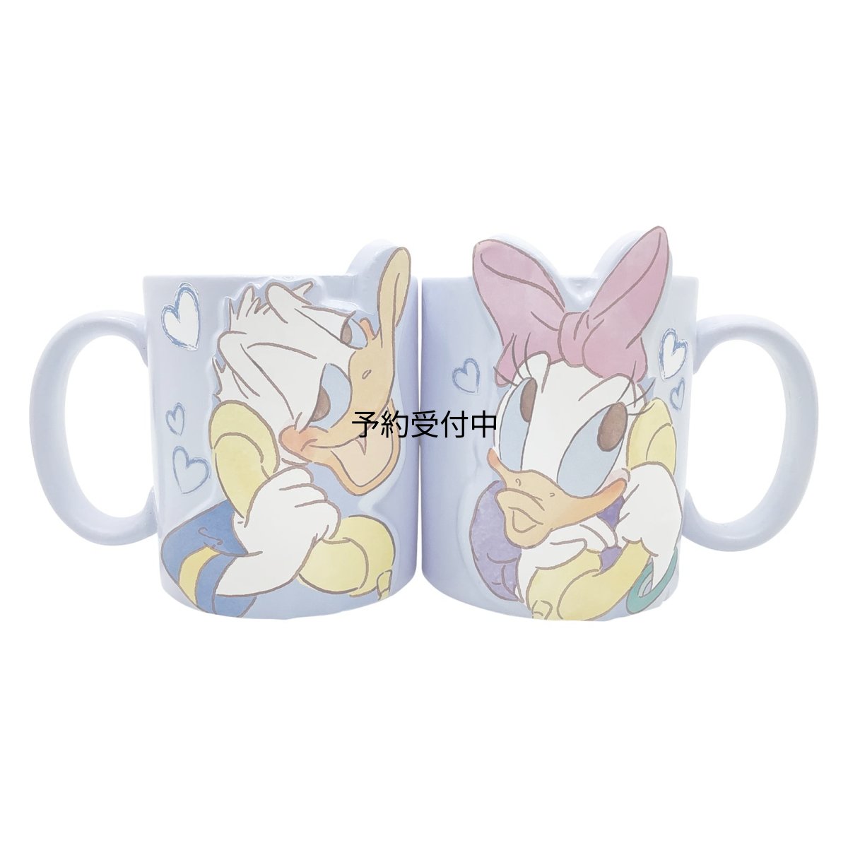 画像1: サンアート ディズニー ドナルドダック ＆ ディジーダック ペアマグ マグカップ ２個セット 約３００ｍｌ ＳＡＮ４０７８ (1)