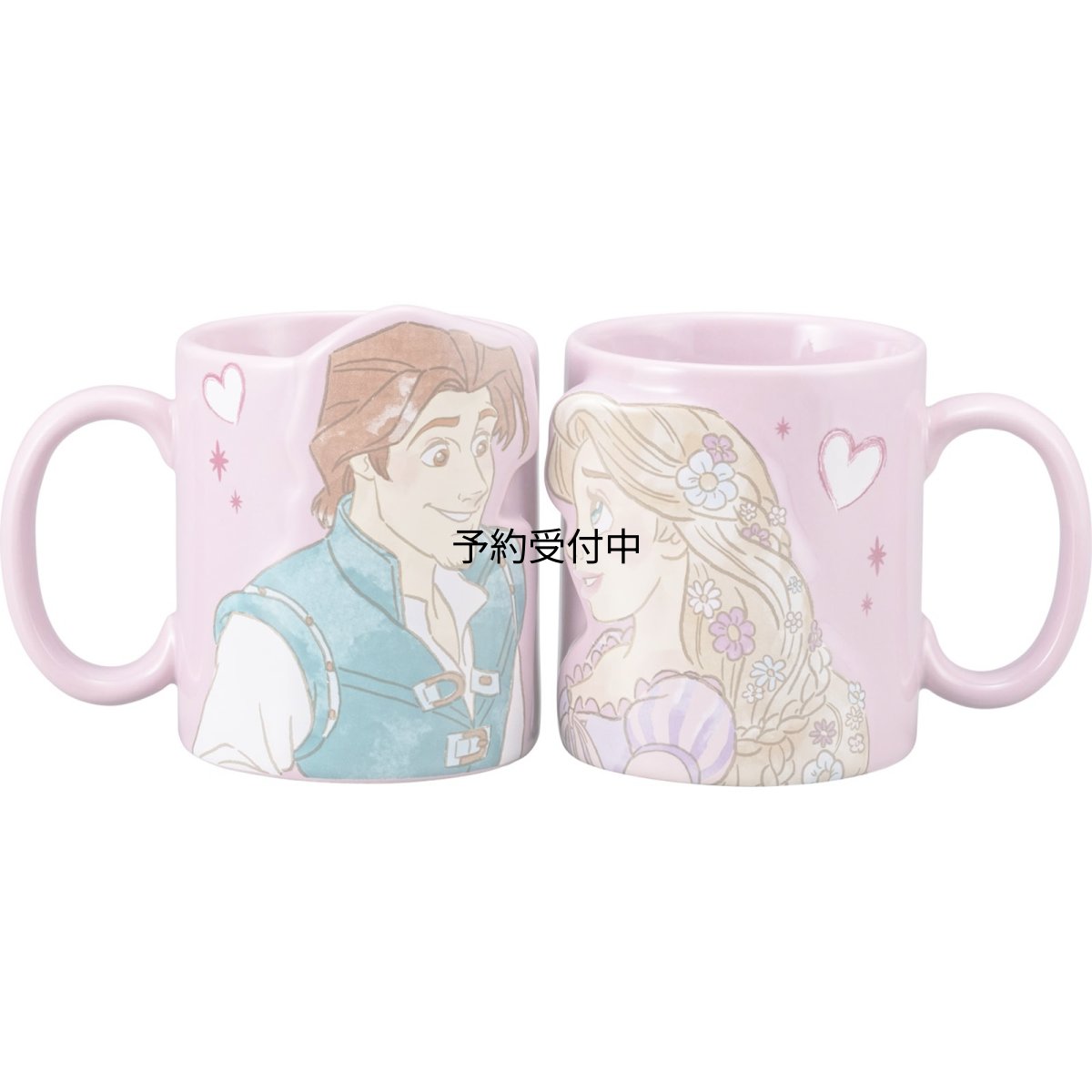 画像1: サンアート ディズニー 「 塔の上のラプンツェル 」 ペアマグ マグカップ ２個セット 約３００ｍｌ ＳＡＮ４０８０ (1)