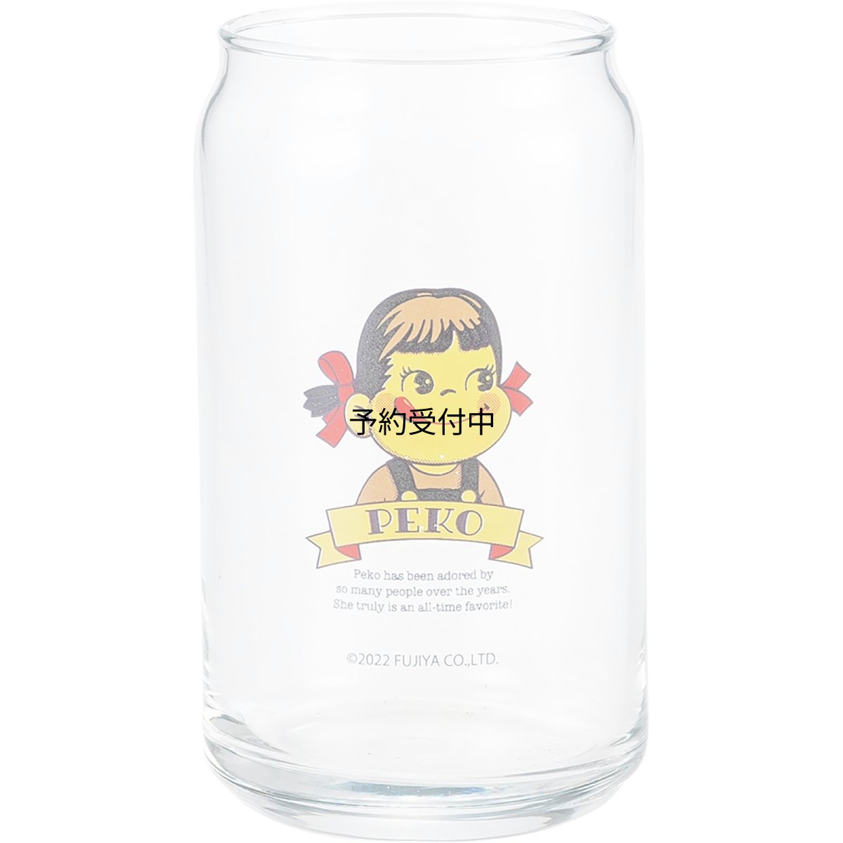 画像1: サンアート 不二家 ペコちゃん Ｐｅｋｏ 缶型グラス 約３６０ｍｌ レトロペコちゃん 日本製 ＳＡＮ４１１７ (1)