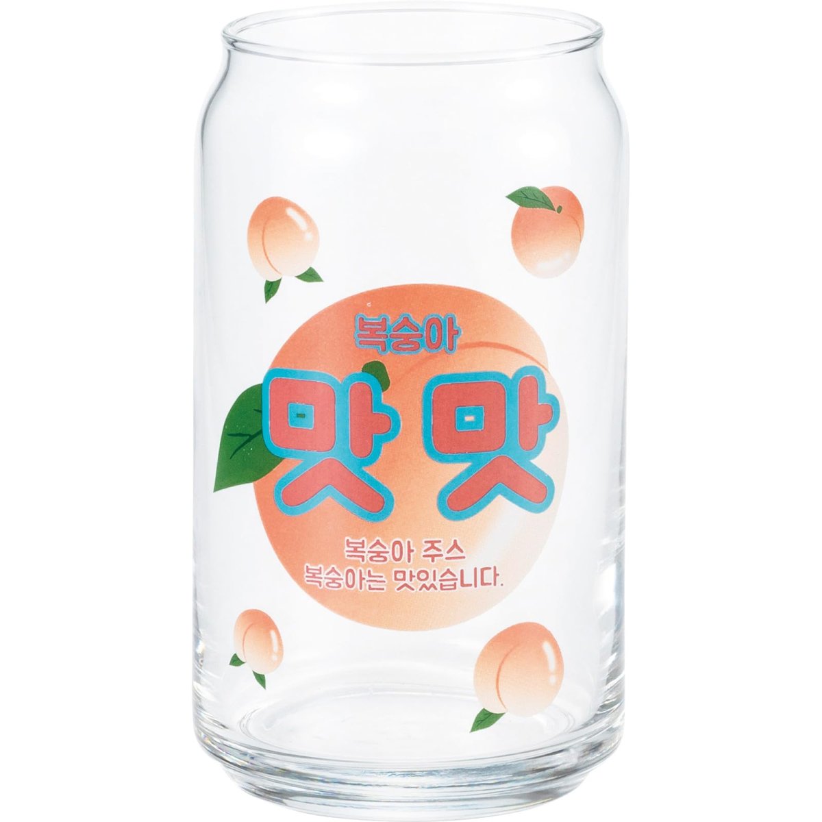 画像1: サンアート おもしろ食器 「 缶型グラス コレクション 」 韓国風 モモ グラス 雑貨 食器 日本製 ＳＡＮ４１４２?２ (1)