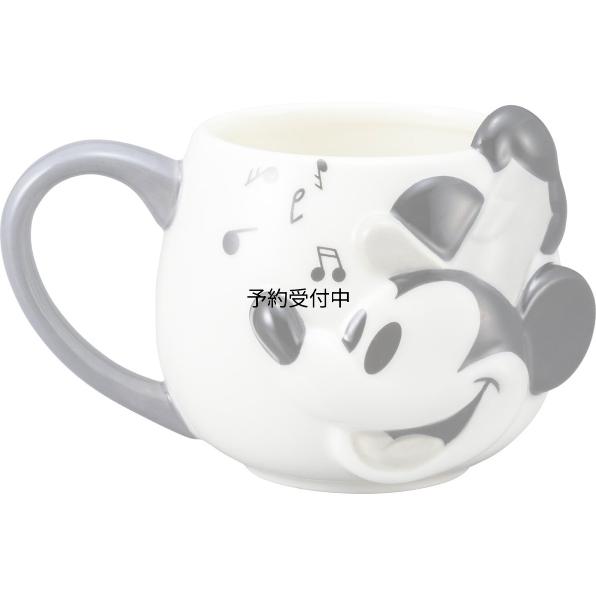 画像1: サンアート ウォルト ディズニー カンパニー 創立１００周年 Ｄ１００ ミッキーマウス フェイス マグカップ 蒸気船ウィリー 約３５０ｍｌ ＳＡＮ４１７８ (1)