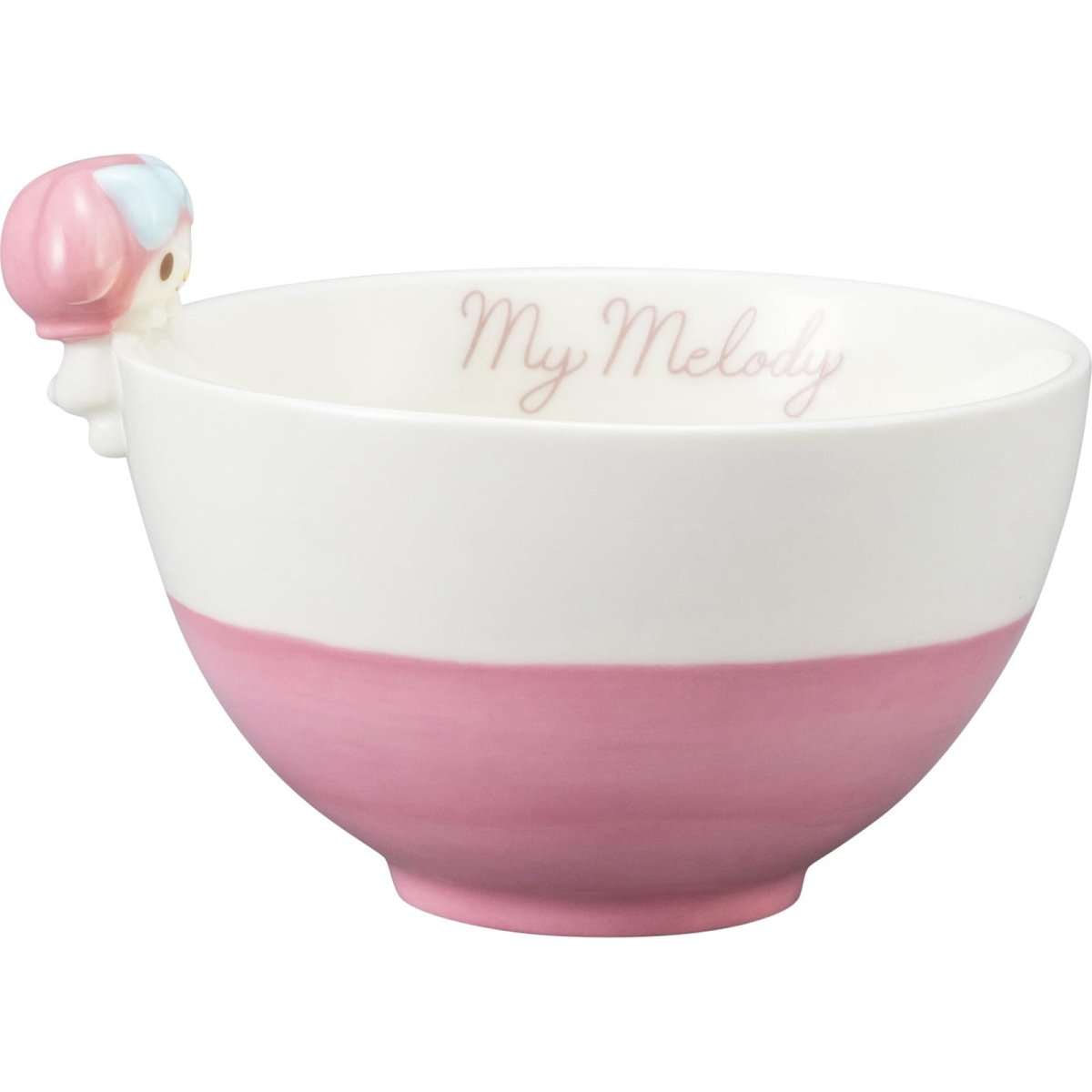 画像1: サンアート サンリオ （ＳＡＮＲＩＯ） マイメロディ お茶碗 フィギュア付き のっかり おお茶碗 おちゃわん マイメロ 雑貨 サンリオ グッズ ギフト プレゼント ＳＡＮ４２１２?３ (1)