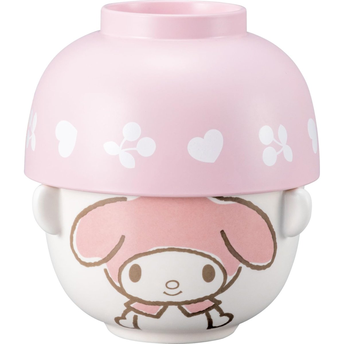 画像1: サンアート キャラクター 汁椀茶碗セット ミニサイズ お椀セット マイメロディ (1)