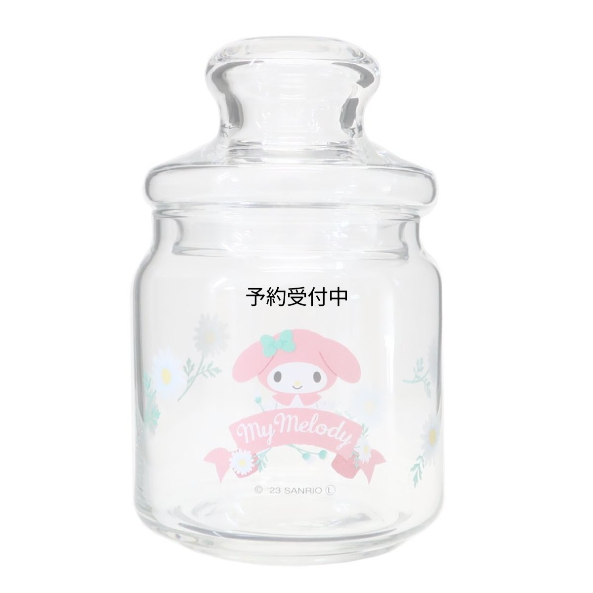 画像1: サンアート サンリオ （ＳＡＮＲＩＯ） マイメロディ ガラス キャニスター マイメロ 保存容器 約５００ｍｌ 雑貨 サンリオ グッズ ギフト プレゼント 日本製 ＳＡＮ４２１８?３ (1)