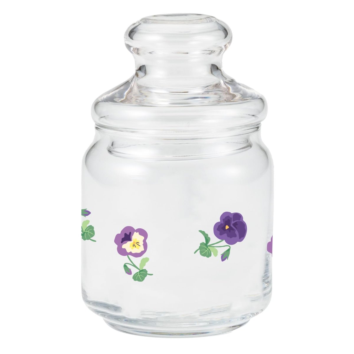 画像1: サンアート サンリオ （ＳＡＮＲＩＯ） クロミ ガラス キャニスター 保存容器 約５００ｍｌ 雑貨 サンリオ グッズ ギフト プレゼント 日本製 ＳＡＮ４２１８?４ (1)