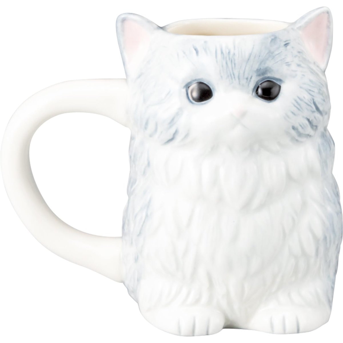 画像1: サンアート かわいい食器 「 猫 のキッチン用品 」 マンチカン マグカップ 約４００ｃｃ 雑貨 ねこ 猫 グッズ 人間用 食器 ＳＡＮ４２３６?１ (1)