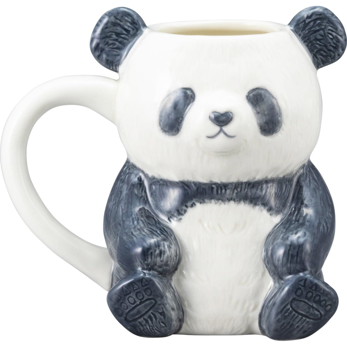 画像1: かわいい食器 マグカップ パンダ ダイカット 動物 食器 約３００ｍｌ (1)
