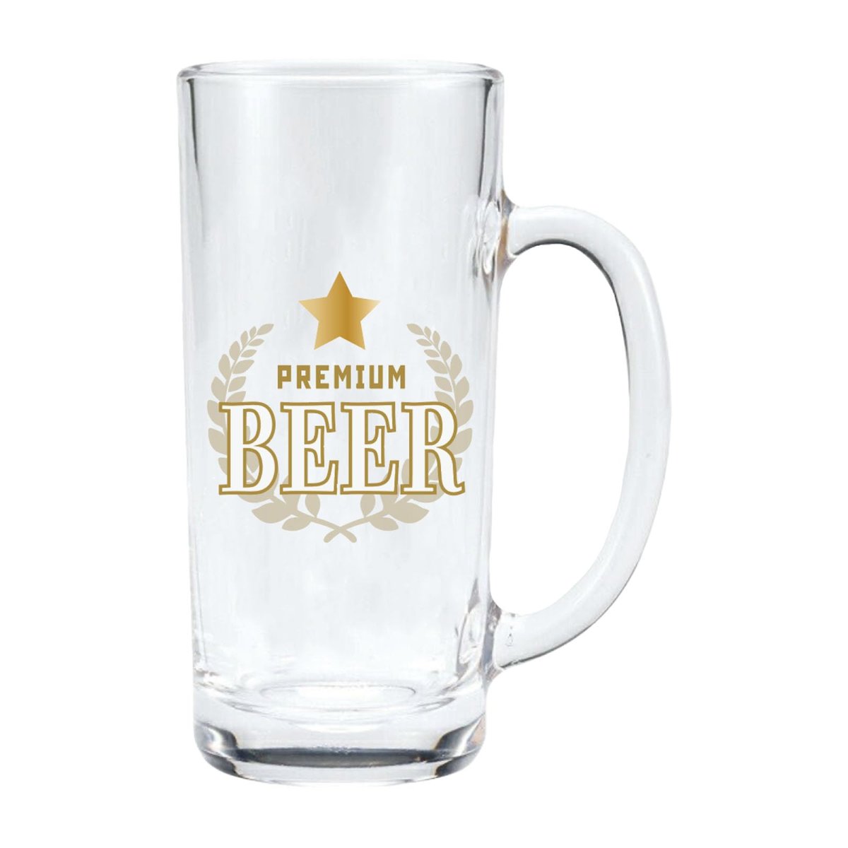 画像1: サンアート おもしろ食器 「 プレミアムビールグラス 」 ビールジョッキ 約３３０ｍｌ ジョッキグラス ビアグラス お酒好き プレゼント 男性 女性 お父さん 誕生日プレゼント 父の日プレゼント 雑貨 面白い 退職祝い 忘年会 日本製 ＳＡＮ４２５４ (1)