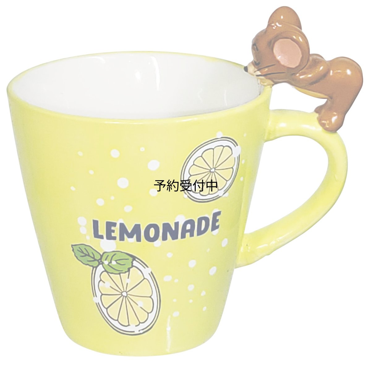画像1: 「 トムとジェリー 」 マグカップ レモネード ジェリー フィギュア付き 約３００ｍｌ トムジェリー グッズ 雑貨 食器 ｓａｎ４３２３ (1)