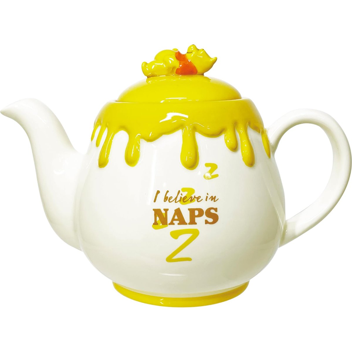画像1: ディズニー 「 くまのプーさん 」 ティーポット プーさん ハニーミルク グッズ 雑貨 食器 (1)