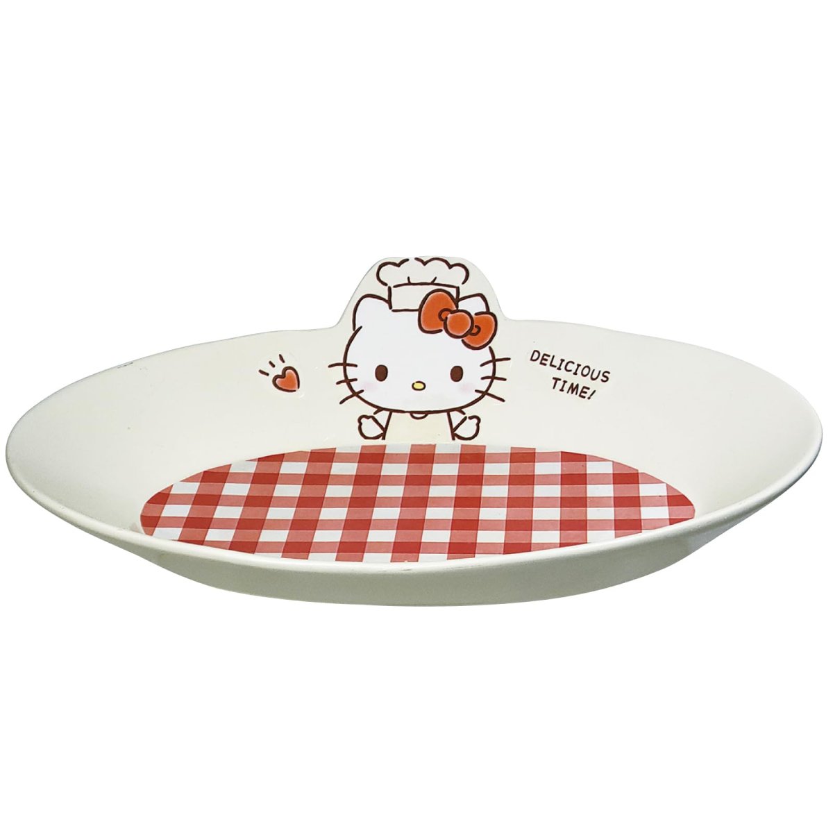 画像1: サンリオ （ＳＡＮＲＩＯ） ハローキティ パスタ プレート 皿 キティーちゃん 約２４ｃｍ サンリオ グッズ 食器 ＳＡＮ４３５６ (1)