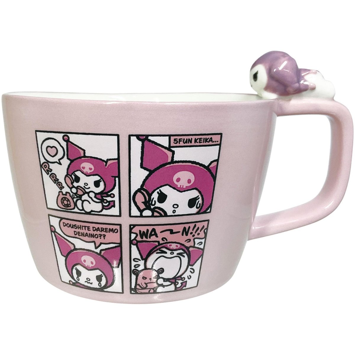 画像1: サンリオ （ＳＡＮＲＩＯ） クロミ スープカップ ４ｋｏｍａ フィギュア付き サンリオ グッズ 食器 (1)