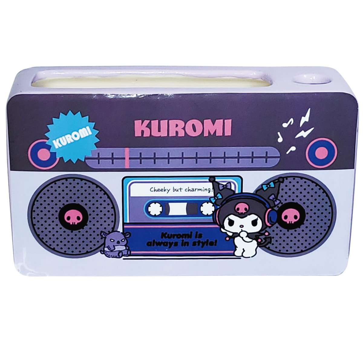 画像1: サンリオ （ＳＡＮＲＩＯ） クロミ メモ ＆ ペンスタンド レトロ家電 サンリオ グッズ 雑貨 ＳＡＮ４３７０?１ (1)