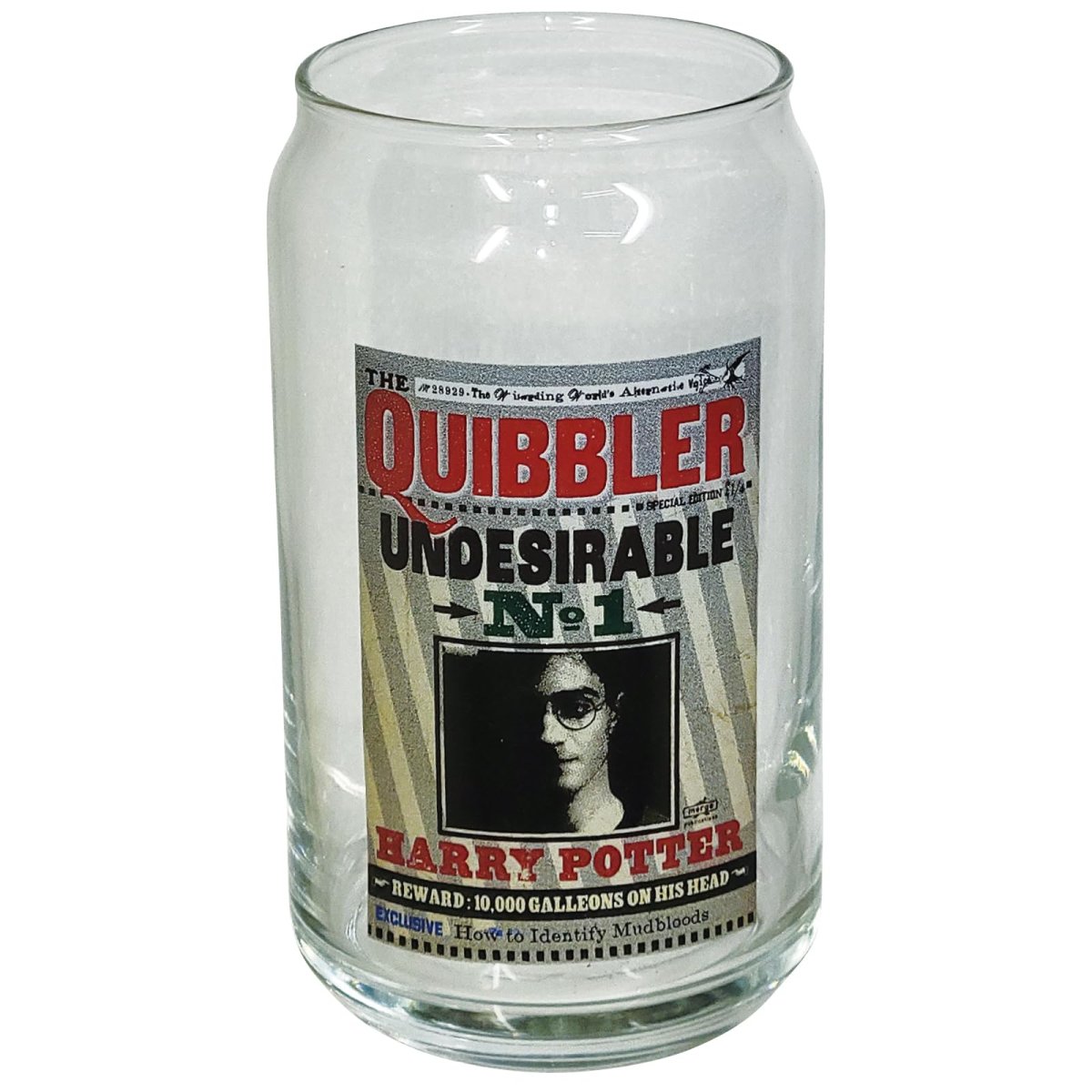 画像1: 「 ハリー・ポッター 」 缶型 グラス 約３６０ｍｌ ザ・クィブラー 雑誌デザイン ハリーポッター グッズ 雑貨 食器 ラブグッド 日本製 ＳＡＮ４３７８?１ (1)