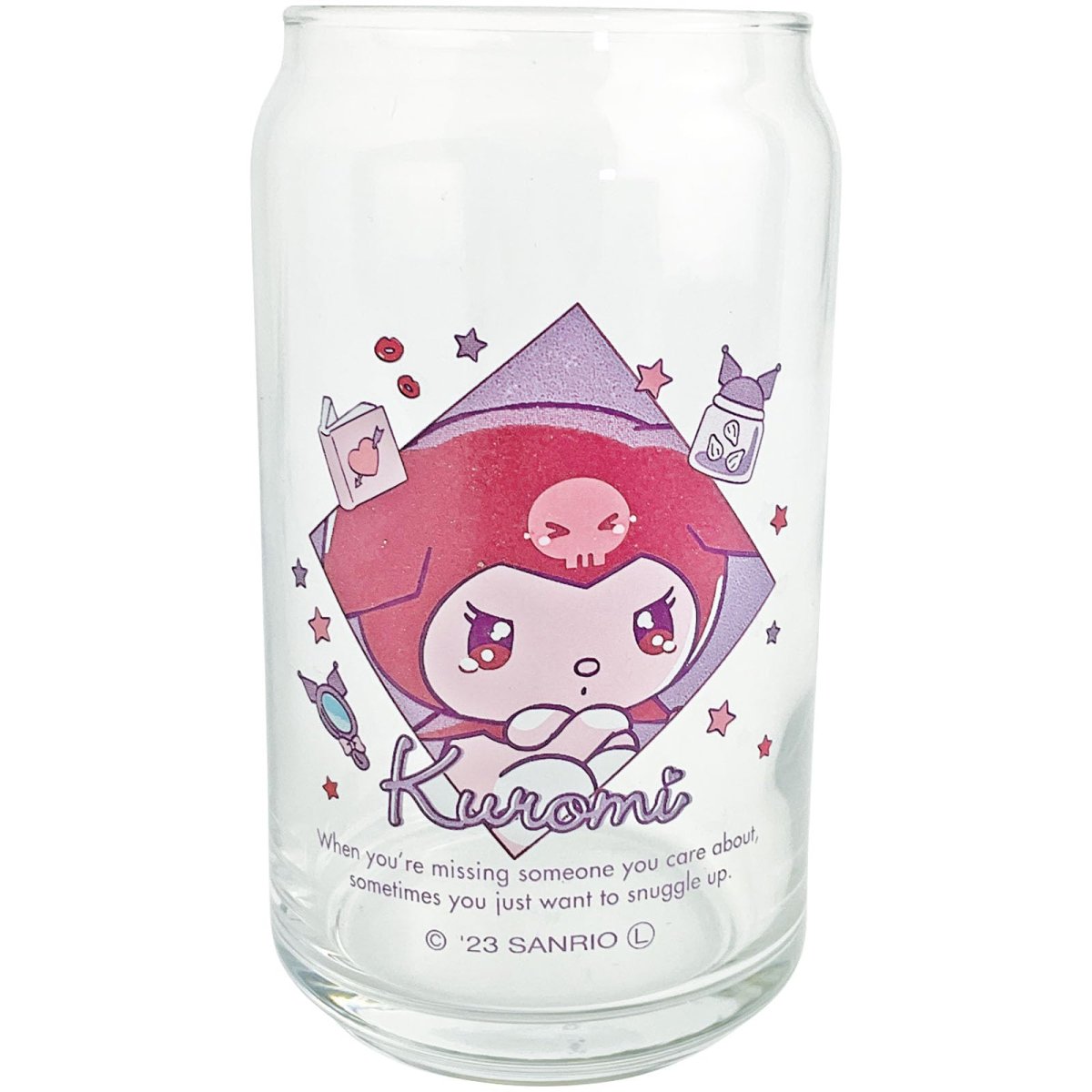 画像1: サンリオ （ＳＡＮＲＩＯ） クロミ 缶型 グラス 甘えんぼナミダ サンリオ グッズ ガラス 食器 (1)