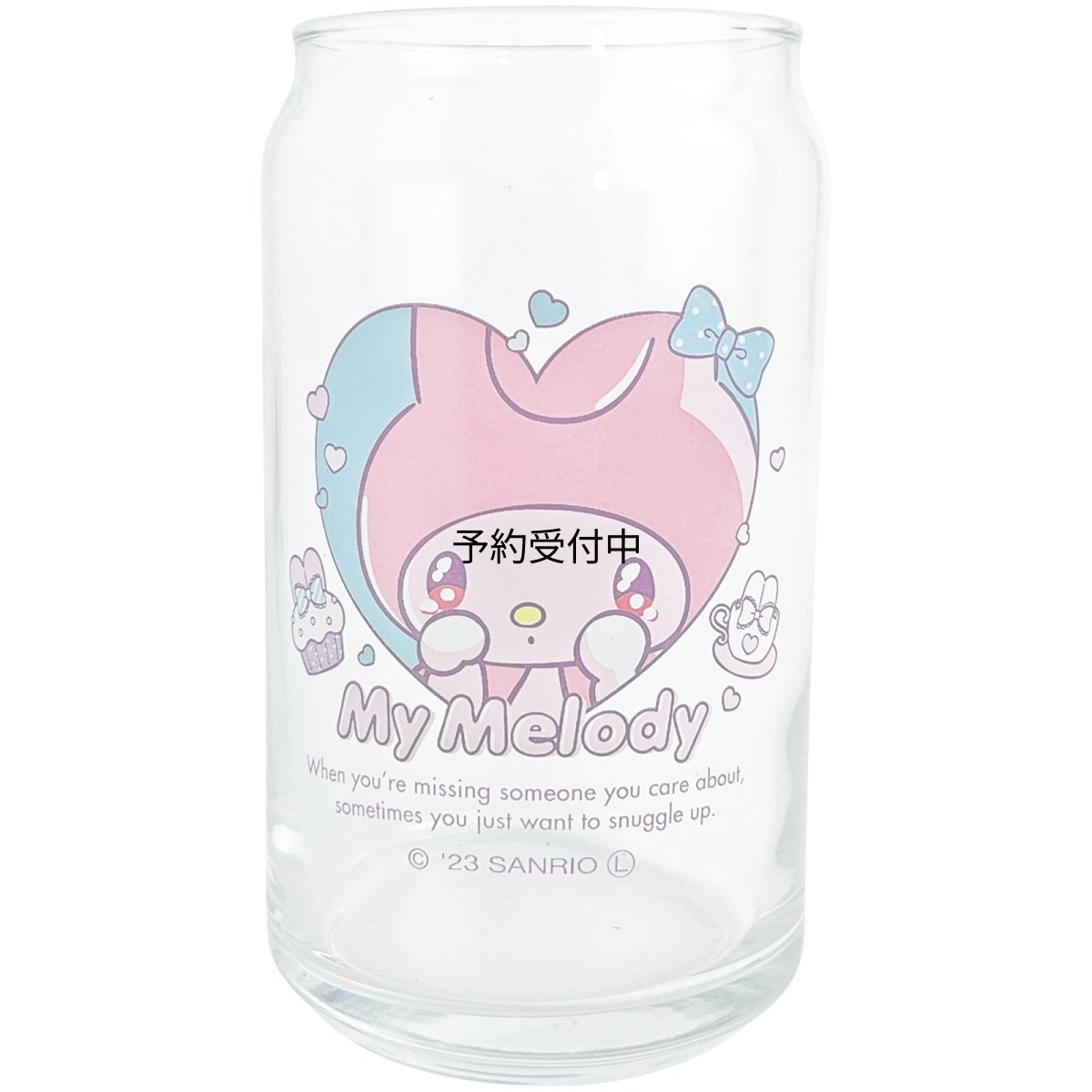 画像1: サンリオ （ＳＡＮＲＩＯ） マイメロディ 缶型 グラス 甘えんぼナミダ マイメロ サンリオ グッズ ガラス 食器 (1)
