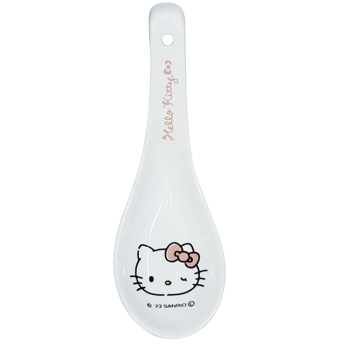 画像1: サンリオ （ＳＡＮＲＩＯ） ハローキティ レンゲ ピンク キティーちゃん サンリオ グッズ 食器 (1)